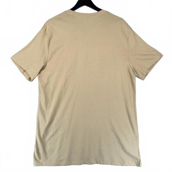 Guess Men's Greg Logo Crew Holofoil T-Shirt XL‎ Toasted Taupe - Picture 7 of 8